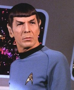 the Vulcan Spock from Star Trek: the original series, as portrayed by Leonard Nemoy