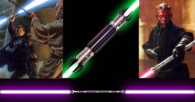 I Star Wars, alle Jedi den dobbelte lyssværd som Darth Maul?